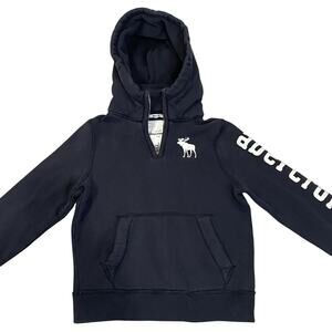 Abercrombie Kids Sweatshirt Hoodie Large Y2K Boys Outdoors Warm Heavyweight